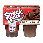 Snack Pack  milk chocolate variety, 4 3.25-oz. cups. Full-Size Picture